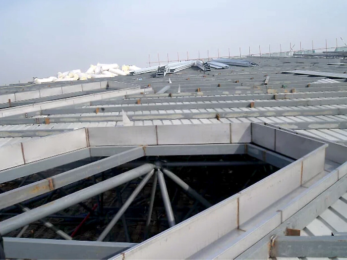 麻城安吉县体育馆网架